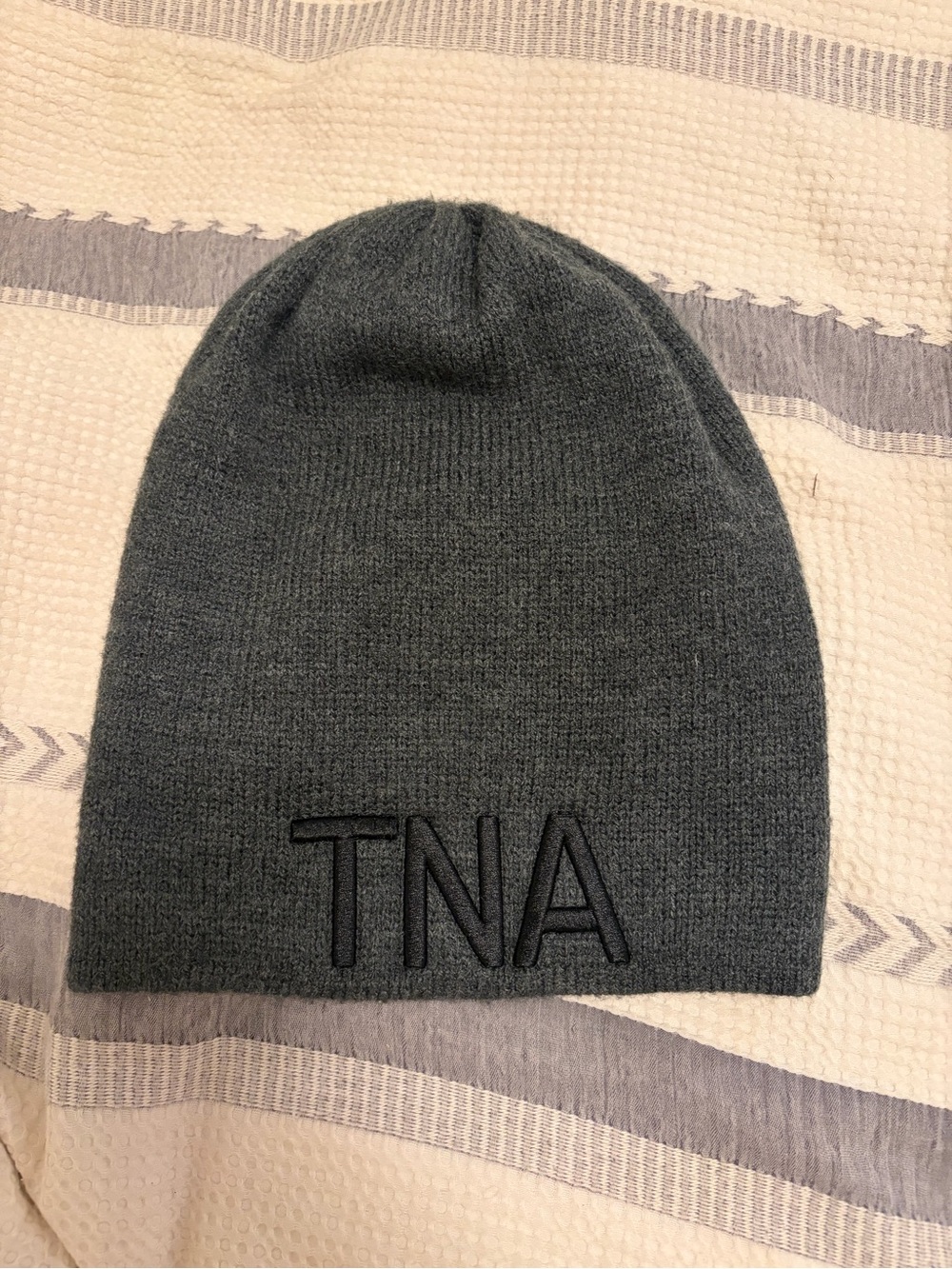 TNA Gray Knit Beanie